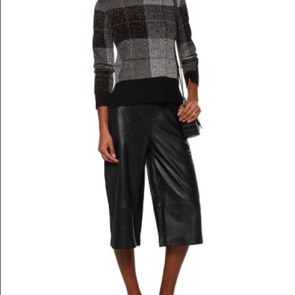 Rag & Bone Lamb Leather Culottes - Picture 1 of 11
